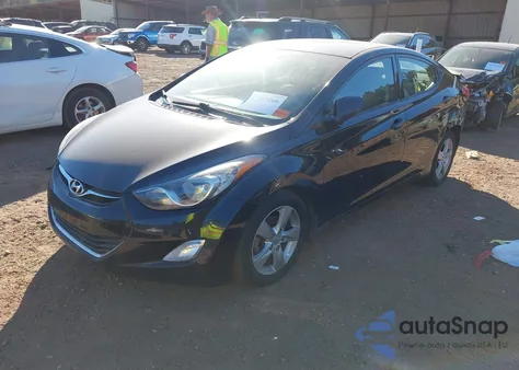 2013 Hyundai Elantra Gls from USA, damaged, VIN 5NPDH4AE9DH228695